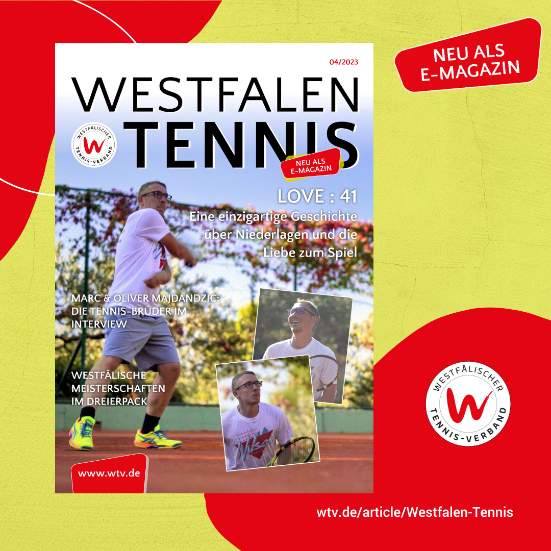 Read more about the article Westfalen Tennis e-Magazin – Neue Ausgabe